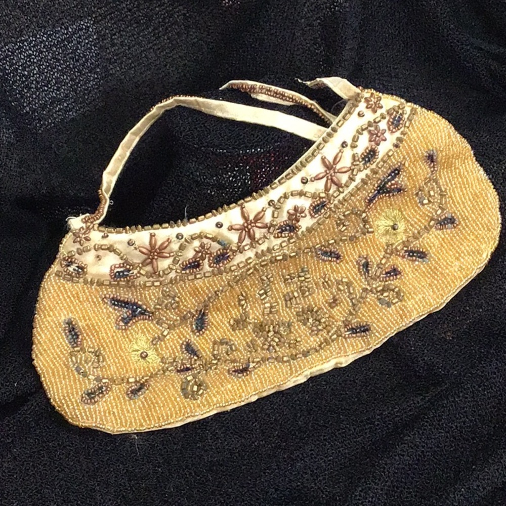 Vintage beaded clutch